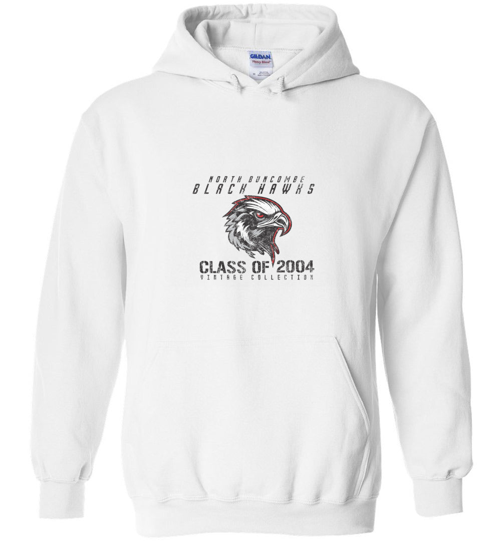 BLACK HAWKS! - Vintage 2004 Reunion Gear - Concept 001 Heavy Blend Hoodie, Modern Sports Logo