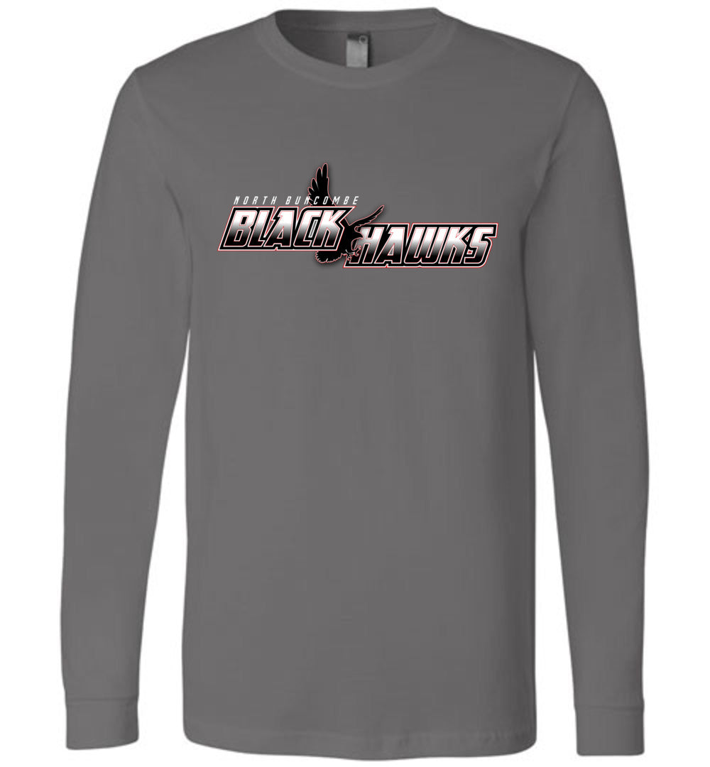 BLACK HAWKS! - Official Gear - Type 5 Long Sleeve Unisex, Modern Sports Logo