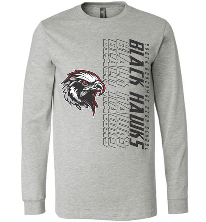 BLACK HAWKS! - Official Gear - Type 14 Sweatshirt, Modern Sports Logo