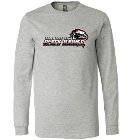 BLACK HAWKS! - Official Gear - Type 2 Long Sleeve Unisex, Modern Sports Logo