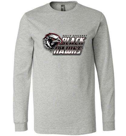 BLACK HAWKS! - Official Gear - Type 10 Long Sleeve Unisex, Modern Sports Logo