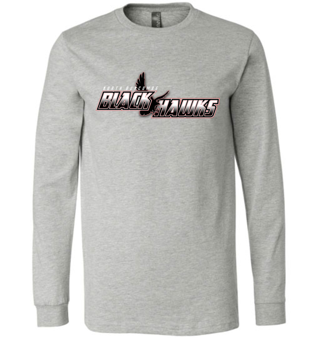 BLACK HAWKS! - Official Gear - Type 5 Long Sleeve Unisex, Modern Sports Logo