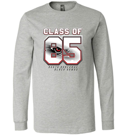 BLACK HAWKS! - Vintage 1985 Reunion Gear - Concept 002 Long Sleeve Unisex, Modern Sports Logo