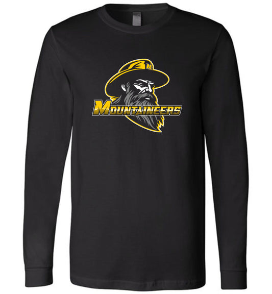 GO MOUNTAINEERS!!  - Long Sleeve Unisex, Modern Sports Logo