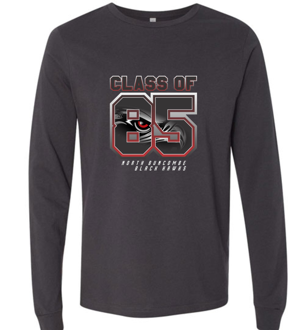 BLACK HAWKS! - Vintage 1985 Reunion Gear - Concept 002 Long Sleeve Unisex, Modern Sports Logo