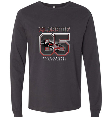 BLACK HAWKS! - Vintage 1985 Reunion Gear - Concept 002 Long Sleeve Unisex, Modern Sports Logo