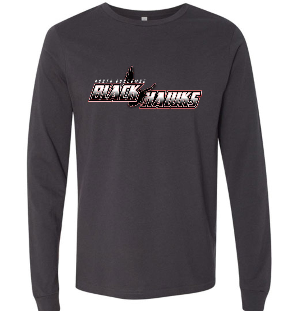 BLACK HAWKS! - Official Gear - Type 5 Long Sleeve Unisex, Modern Sports Logo