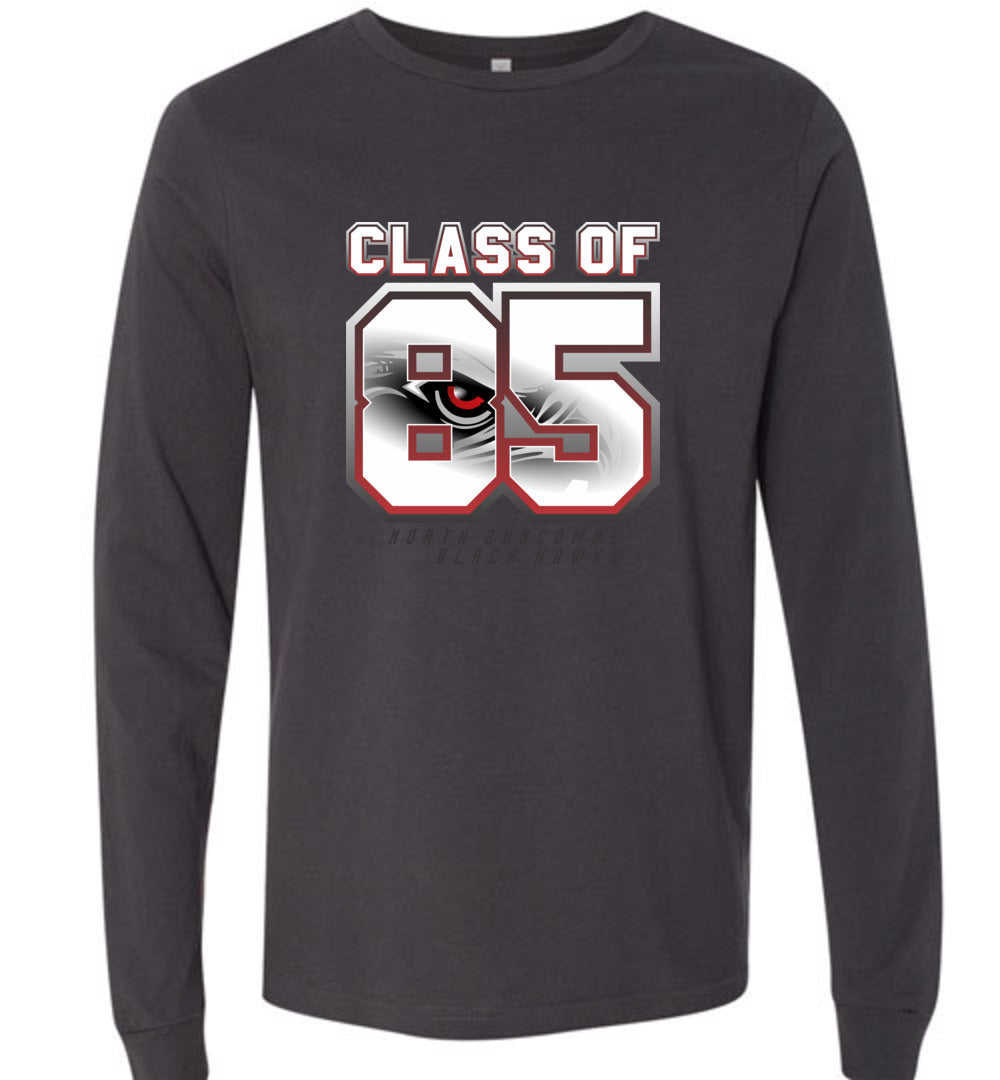 BLACK HAWKS! - Vintage 1985 Reunion Gear - Concept 002 Long Sleeve Unisex, Modern Sports Logo