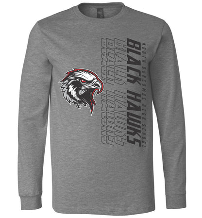 BLACK HAWKS! - Official Gear - Type 14 Sweatshirt, Modern Sports Logo