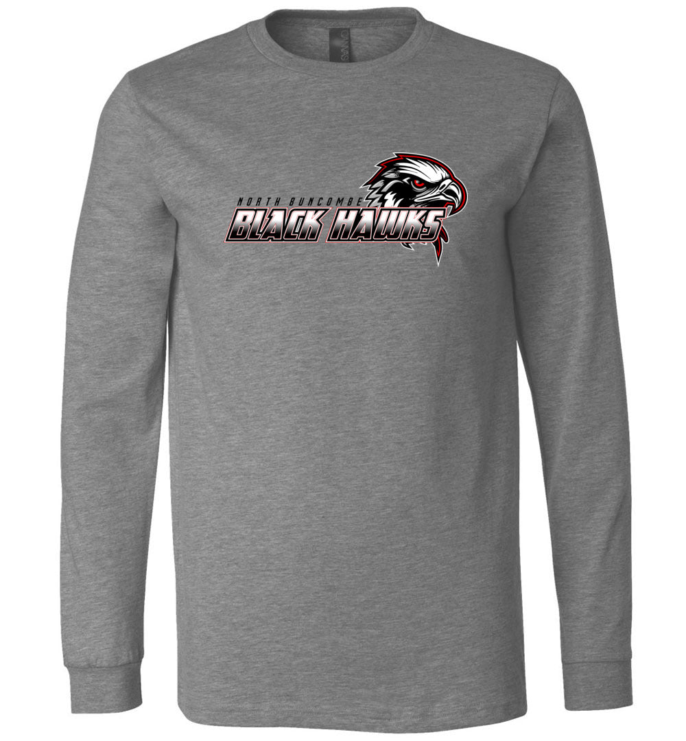 BLACK HAWKS! - Official Gear - Type 2 Long Sleeve Unisex, Modern Sports Logo