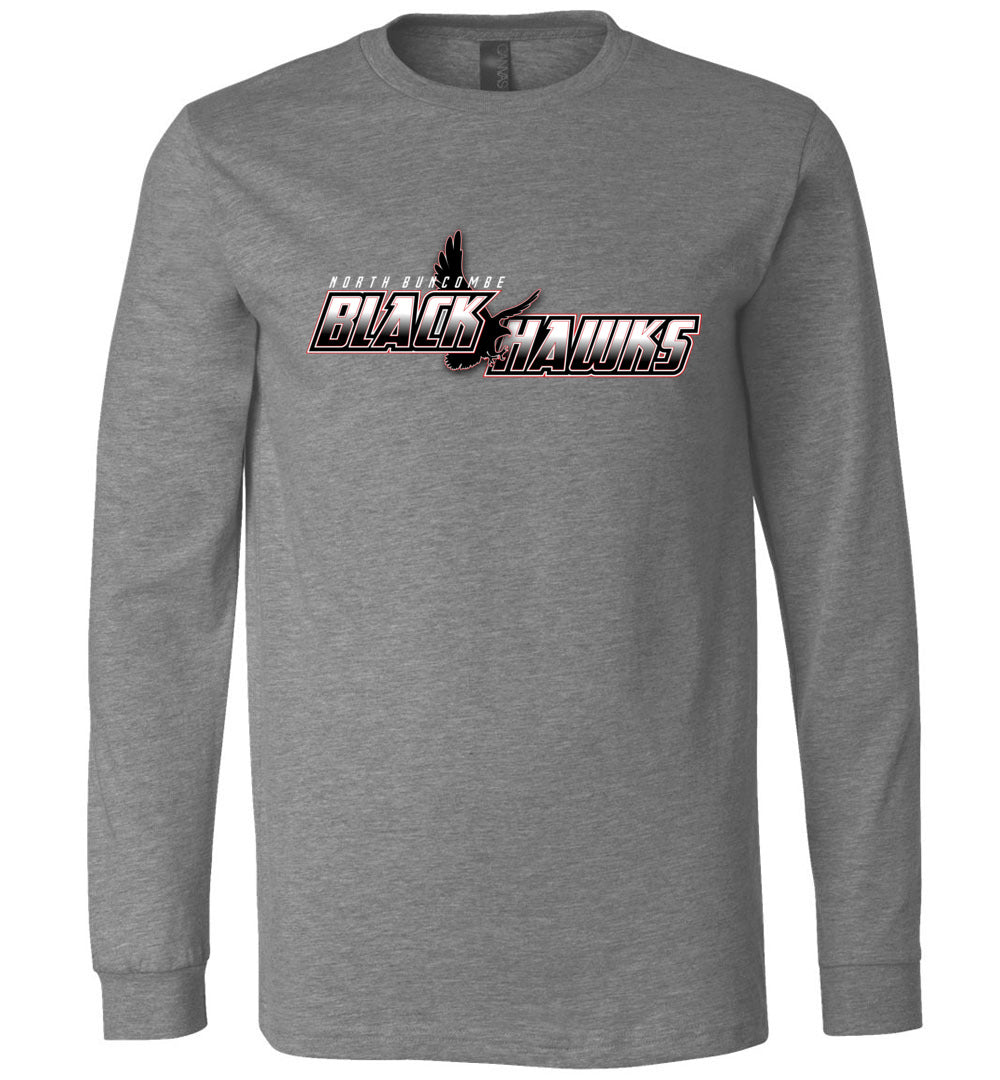 BLACK HAWKS! - Official Gear - Type 5 Long Sleeve Unisex, Modern Sports Logo