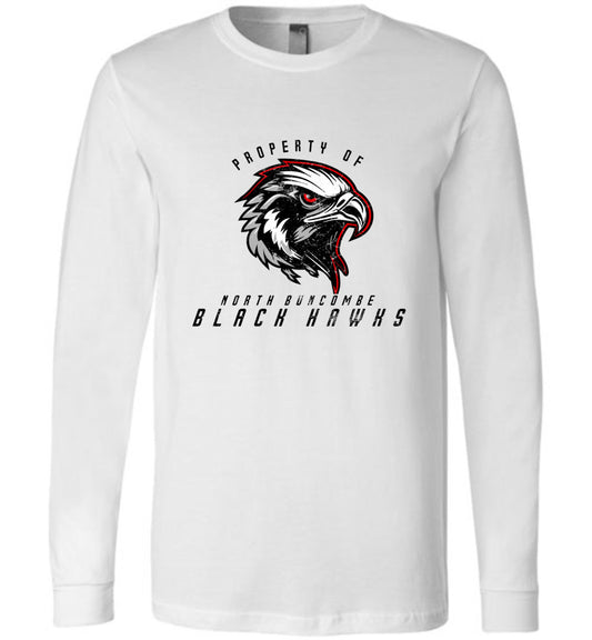 BLACK HAWKS! - Official Gear - Type 8 Long Sleeve Unisex, Modern Sports Logo