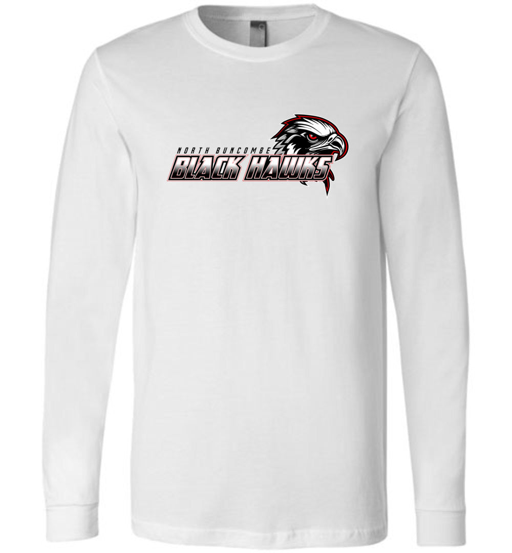 BLACK HAWKS! - Official Gear - Type 2 Long Sleeve Unisex, Modern Sports Logo