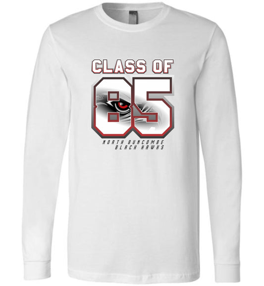 BLACK HAWKS! - Vintage 1985 Reunion Gear - Concept 002 Long Sleeve Unisex, Modern Sports Logo