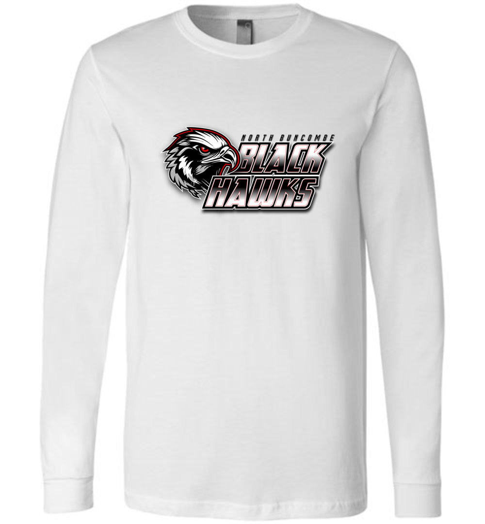 BLACK HAWKS! - Official Gear - Type 10 Long Sleeve Unisex, Modern Sports Logo