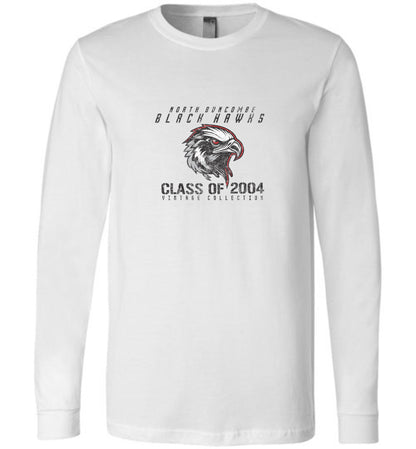 BLACK HAWKS! - Vintage 2004 Reunion Gear - Concept 001 Long Sleeve Unisex, Modern Sports Logo