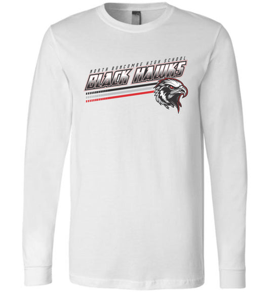 BLACK HAWKS! - Official Gear - Type 13 Long Sleeve Unisex, Modern Sports Logo