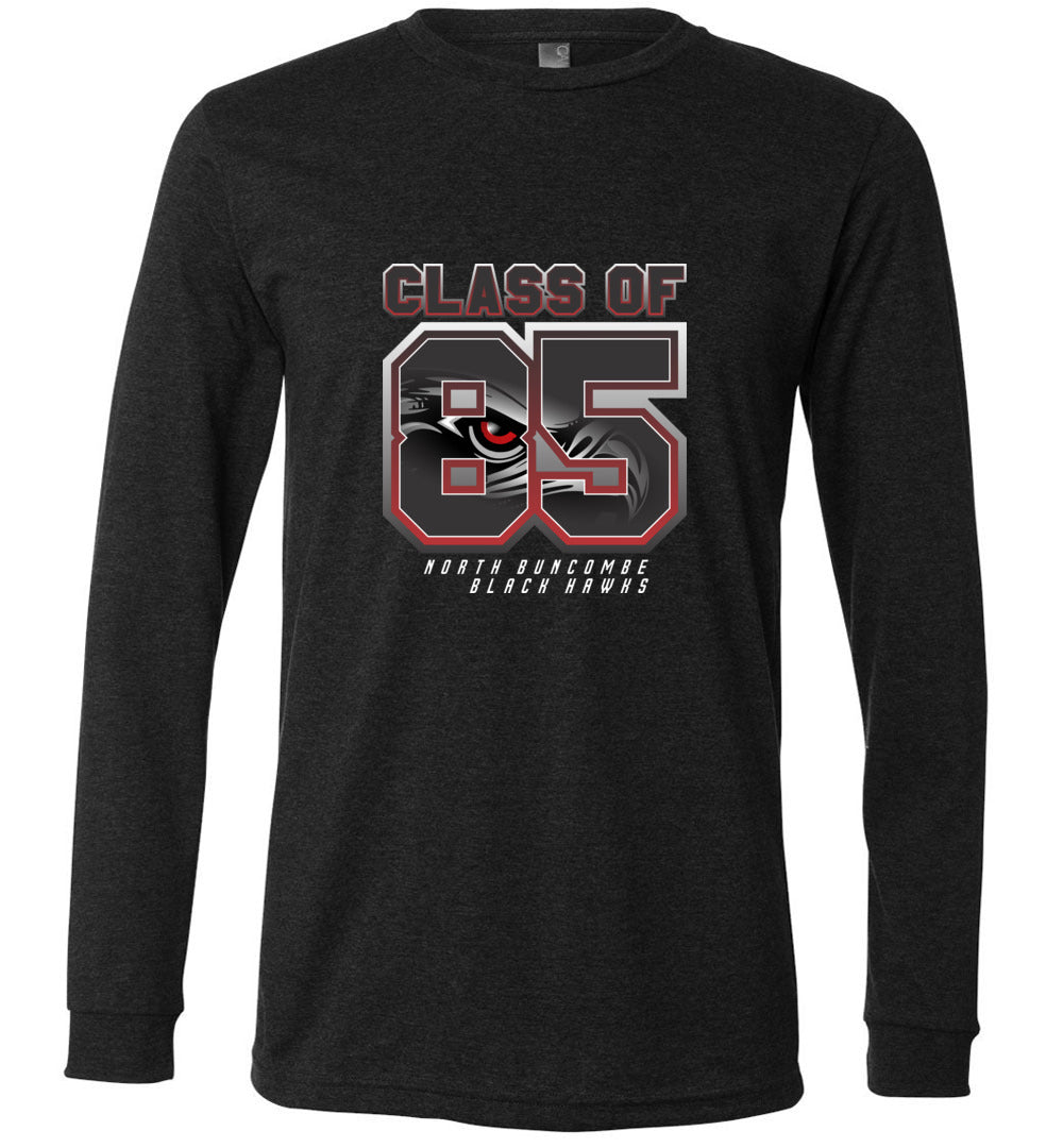 BLACK HAWKS! - Vintage 1985 Reunion Gear - Concept 002 Long Sleeve Unisex, Modern Sports Logo