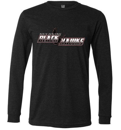 BLACK HAWKS! - Official Gear - Type 5 Long Sleeve Unisex, Modern Sports Logo