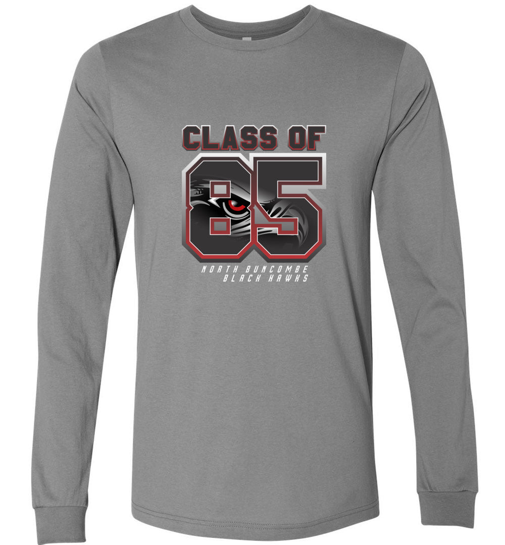 BLACK HAWKS! - Vintage 1985 Reunion Gear - Concept 002 Long Sleeve Unisex, Modern Sports Logo