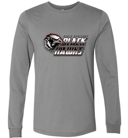 BLACK HAWKS! - Official Gear - Type 10 Long Sleeve Unisex, Modern Sports Logo