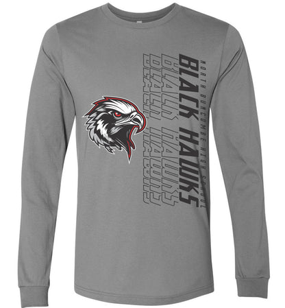 BLACK HAWKS! - Official Gear - Type 14 Sweatshirt, Modern Sports Logo