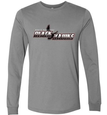 BLACK HAWKS! - Official Gear - Type 5 Long Sleeve Unisex, Modern Sports Logo