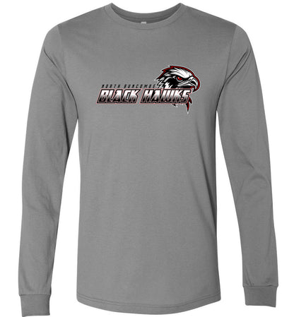 BLACK HAWKS! - Official Gear - Type 2 Long Sleeve Unisex, Modern Sports Logo