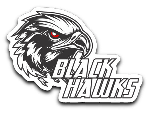 BLACK HAWKS! - Sticker - Type 10