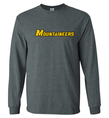 GO MOUNTAINEERS!! - Long Sleeve Unisex, Modern Sports Logo