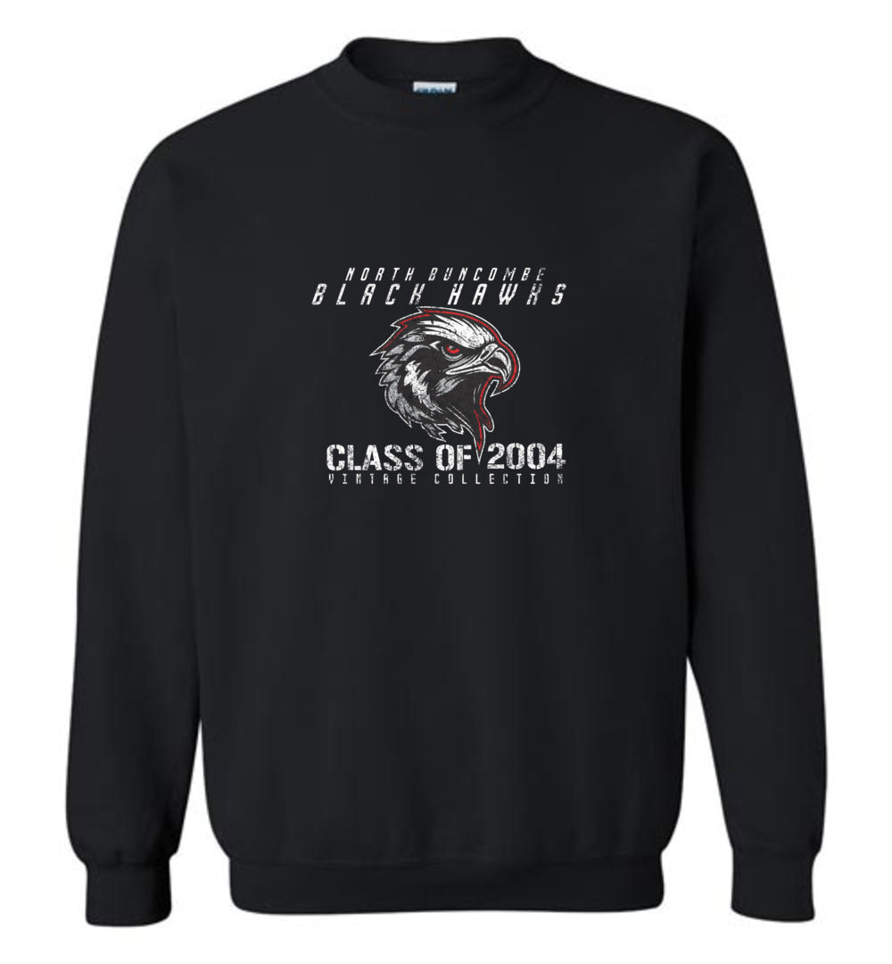 BLACK HAWKS! - Vintage 2004 Reunion Gear - Concept 001 Sweatshirt, Modern Sports Logo