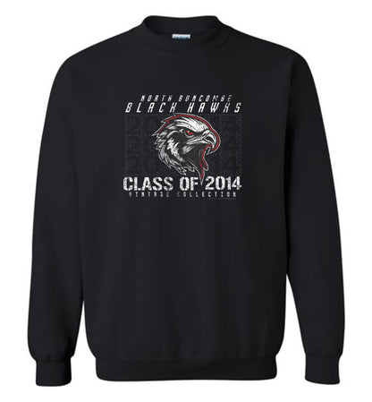 BLACK HAWKS! - Vintage 2014 Reunion Gear - Concept 001 Sweatshirt, Modern Sports Logo