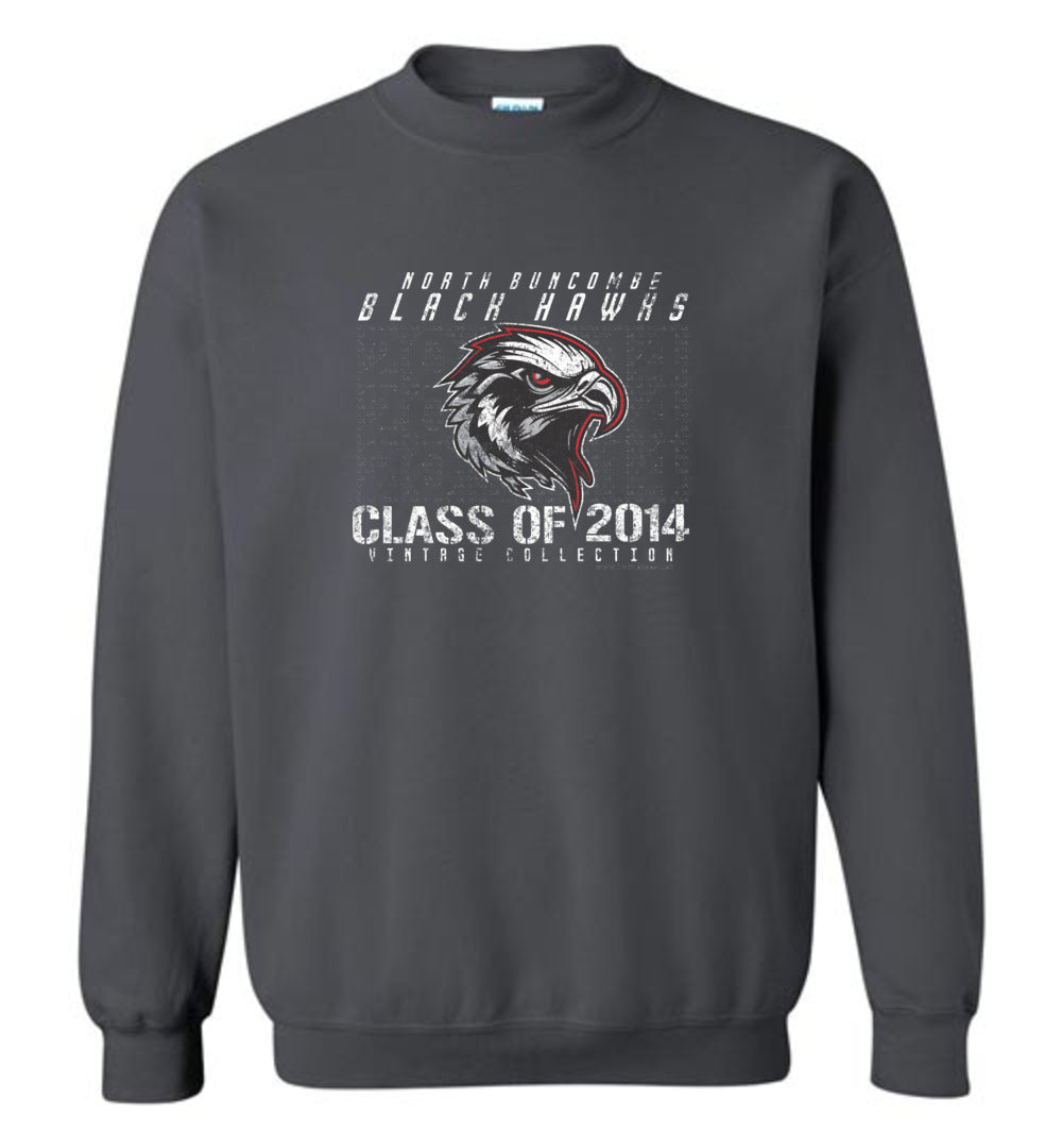 BLACK HAWKS! - Vintage 2014 Reunion Gear - Concept 001 Sweatshirt, Modern Sports Logo