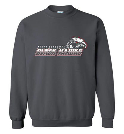 BLACK HAWKS! - Official Gear - Type 2 Sweatshirt, Modern Sports Logo