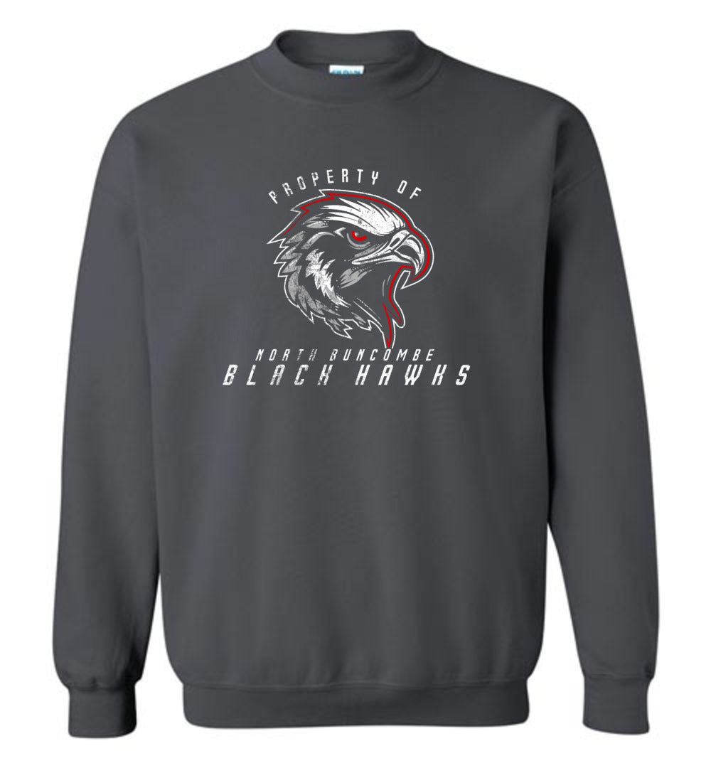 BLACK HAWKS! - Official Gear - Type 8 Sweatshirt, Modern Sports Logo