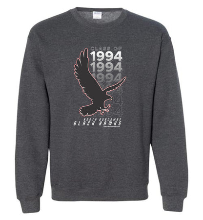 BLACK HAWKS! - Vintage 1994 Reunion Gear - Concept 001 Sweatshirt, Modern Sports Logo