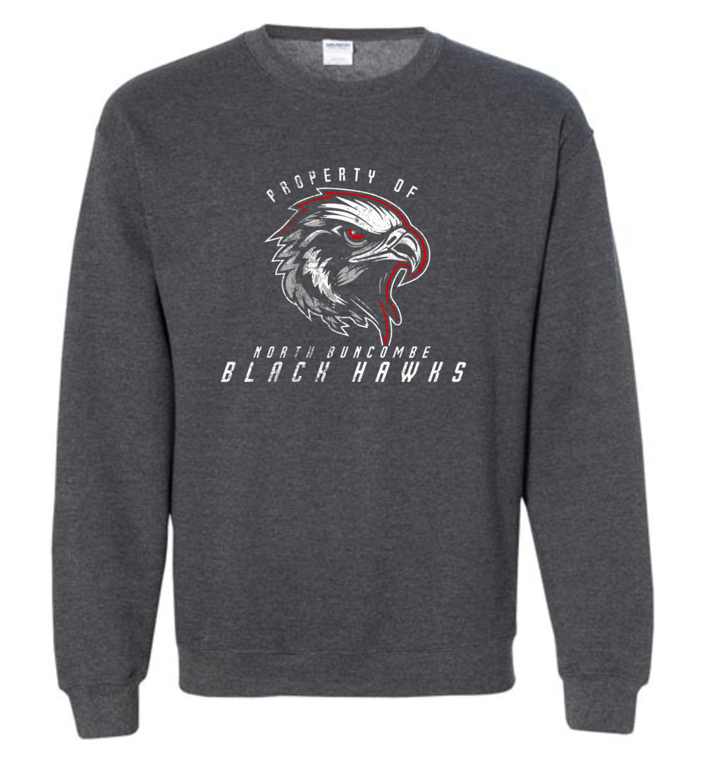 BLACK HAWKS! - Official Gear - Type 8 Sweatshirt, Modern Sports Logo