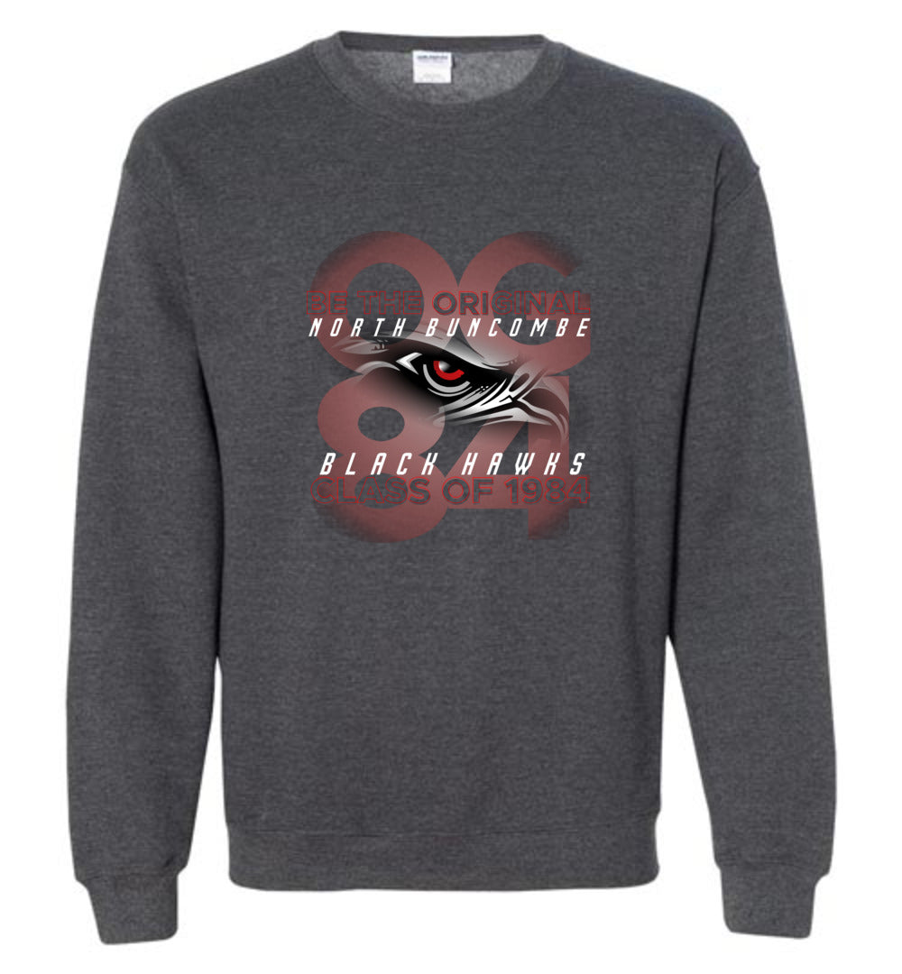 BLACK HAWKS! - Vintage 1984 Reunion Gear - Concept 001 Sweatshirt, Modern Sports Logo