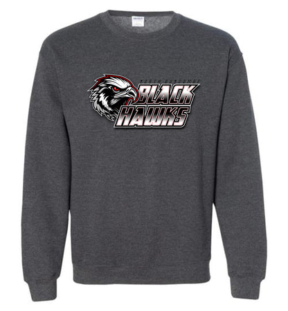 BLACK HAWKS! - Official Gear - Type 10 Sweatshirt, Modern Sports Logo