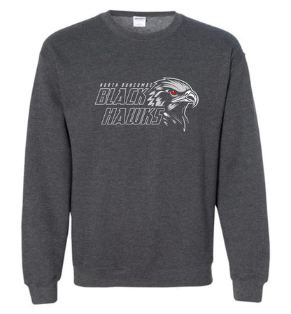 BLACK HAWKS! - Official Gear - Type 11 Sweatshirt, Modern Sports Logo