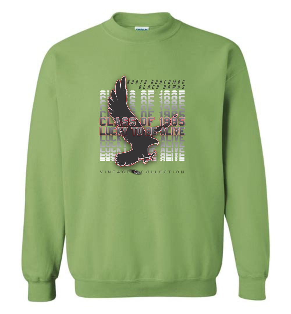 BLACK HAWKS! - Vintage 1985 Reunion Gear - Concept 001 Sweatshirt, Modern Sports Logo