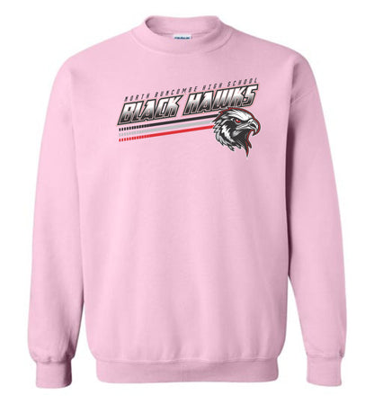 BLACK HAWKS! - Official Gear - Type 13 Sweatshirt, Modern Sports Logo