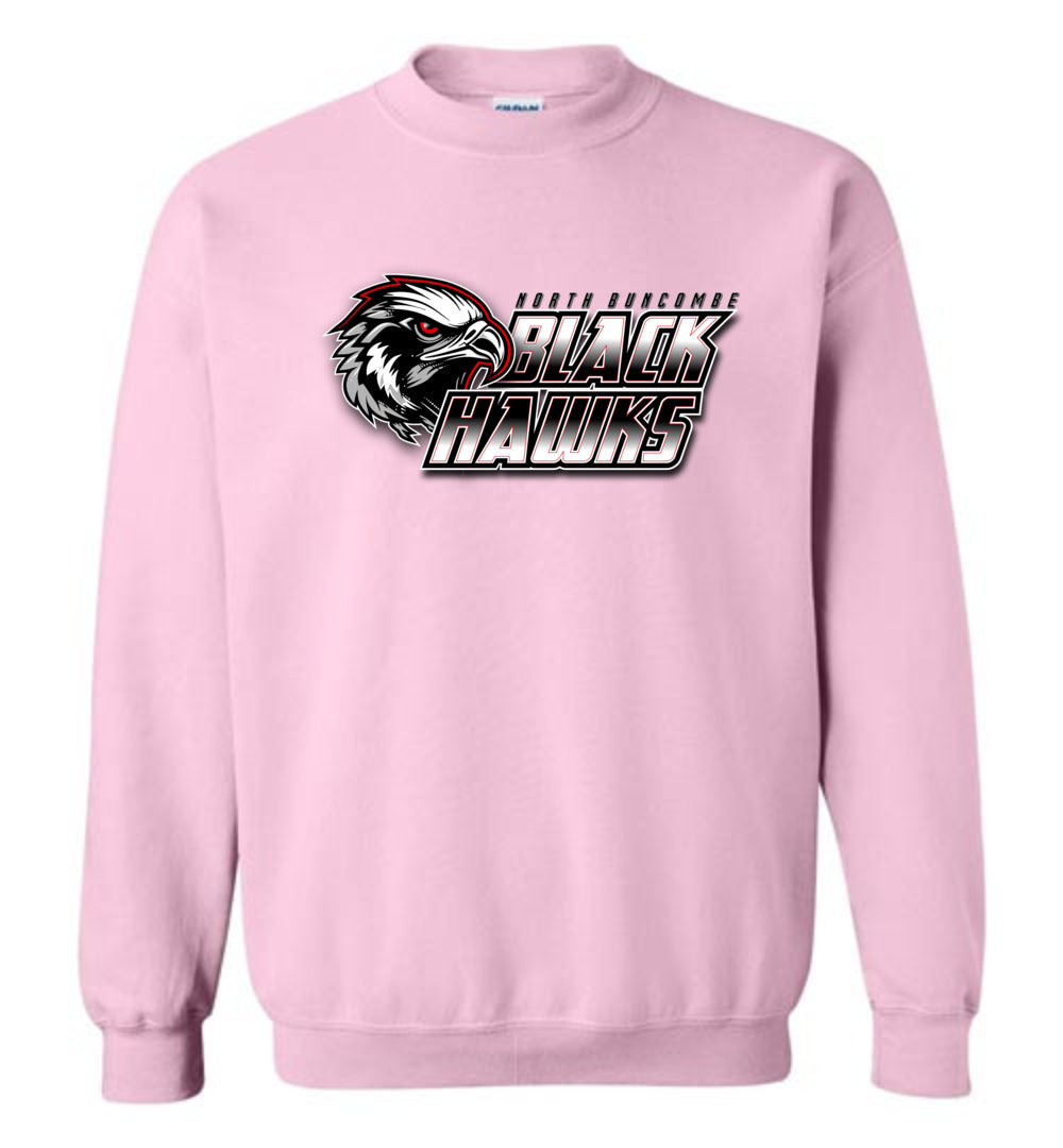 BLACK HAWKS! - Official Gear - Type 10 Sweatshirt, Modern Sports Logo