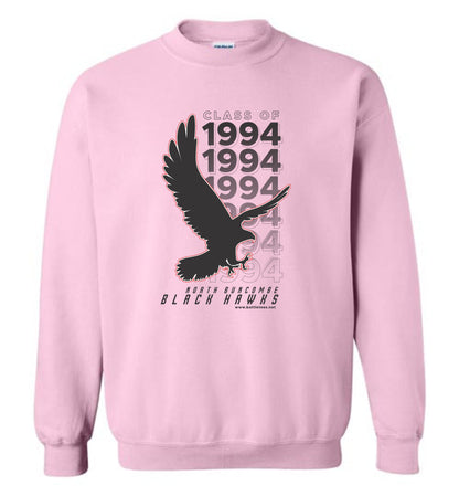 BLACK HAWKS! - Vintage 1994 Reunion Gear - Concept 001 Sweatshirt, Modern Sports Logo