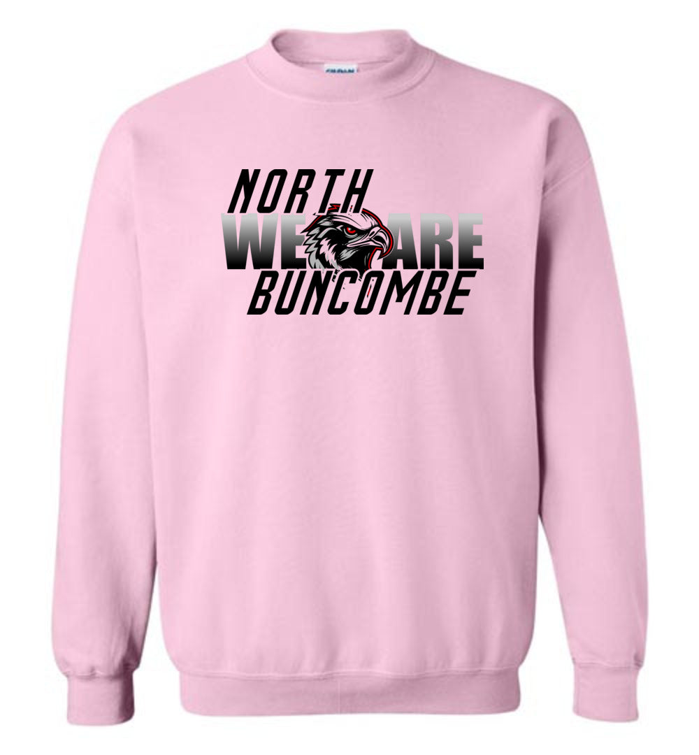 WE ARE NORTH BUNCOMBE! - Official Black Hawks Sweatshirt! (Light fabric)