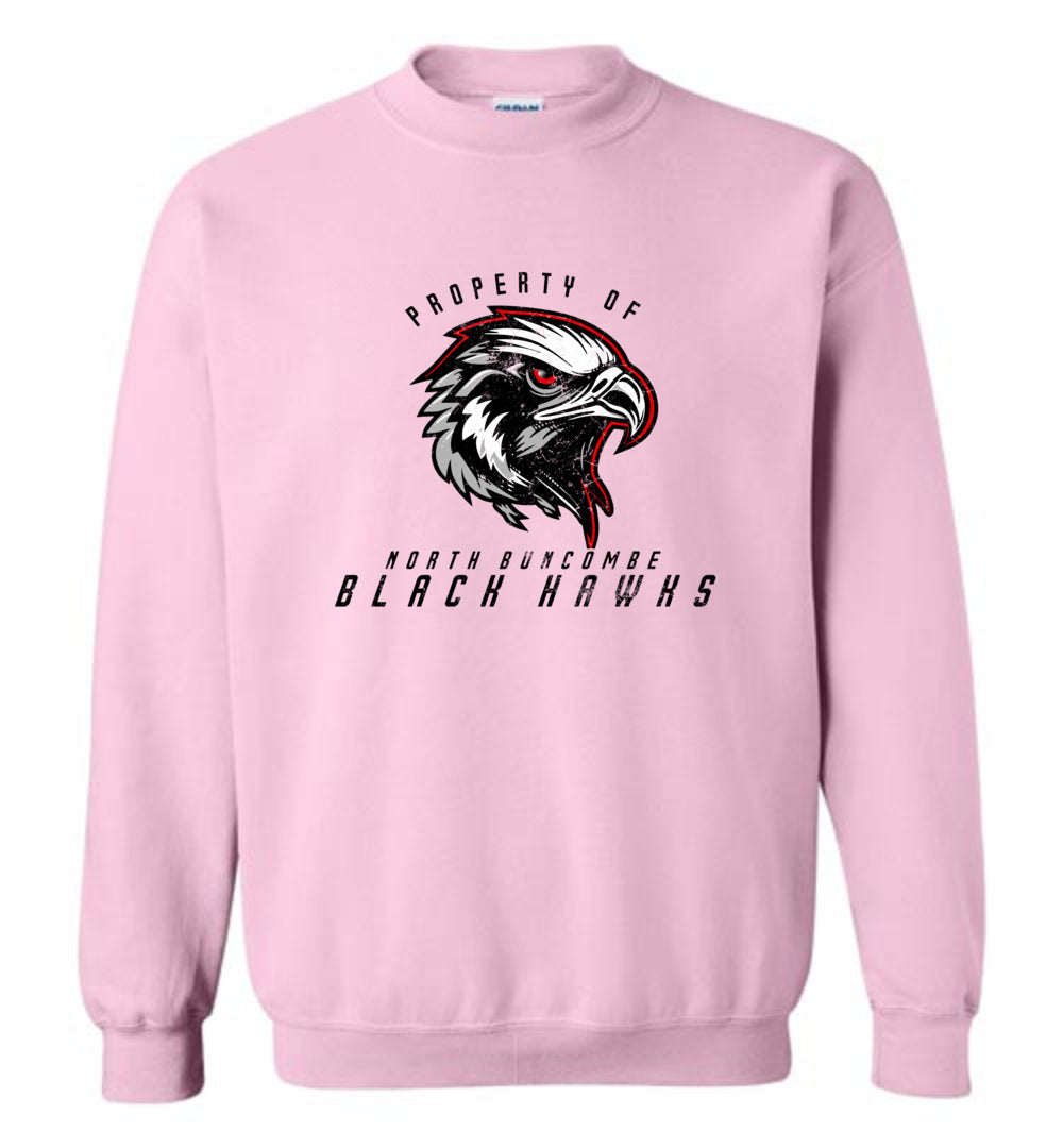 BLACK HAWKS! - Official Gear - Type 8 Sweatshirt, Modern Sports Logo