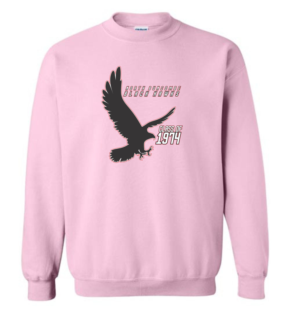 BLACK HAWKS! - Vintage 1974 Reunion Gear - Concept 002 Sweatshirt, Modern Sports Logo