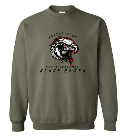 BLACK HAWKS! - Official Gear - Type 8 Sweatshirt, Modern Sports Logo