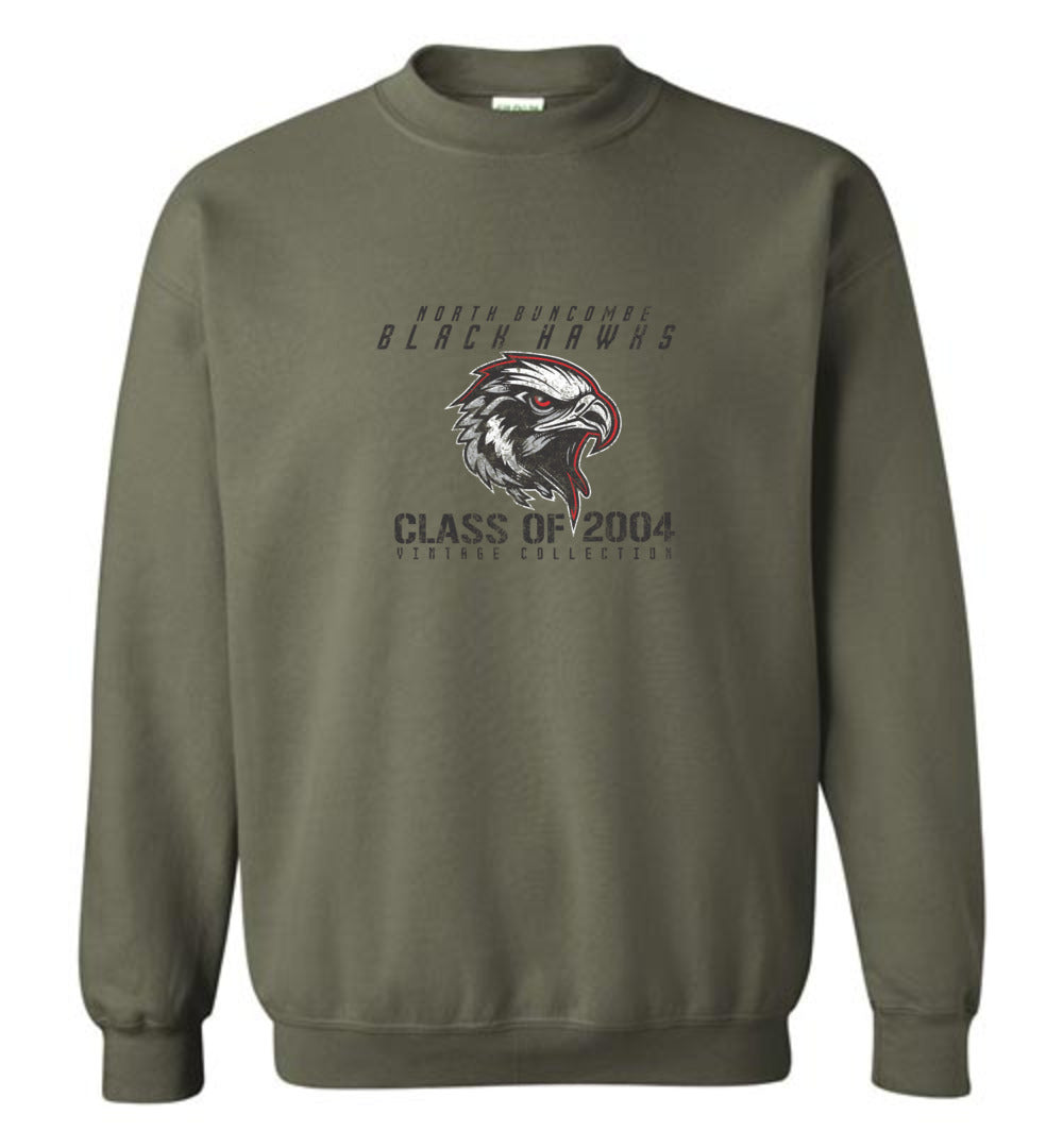 BLACK HAWKS! - Vintage 2004 Reunion Gear - Concept 001 Sweatshirt, Modern Sports Logo