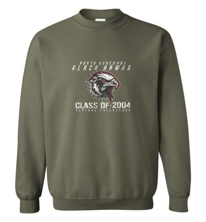 BLACK HAWKS! - Vintage 2004 Reunion Gear - Concept 001 Sweatshirt, Modern Sports Logo